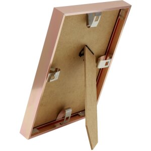 Алюминиевая фоторамка Deknudt S027 розовое золото 30x45 см