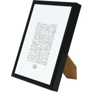 Алюминиевая фоторамка Deknudt S027 черная 30x45 см