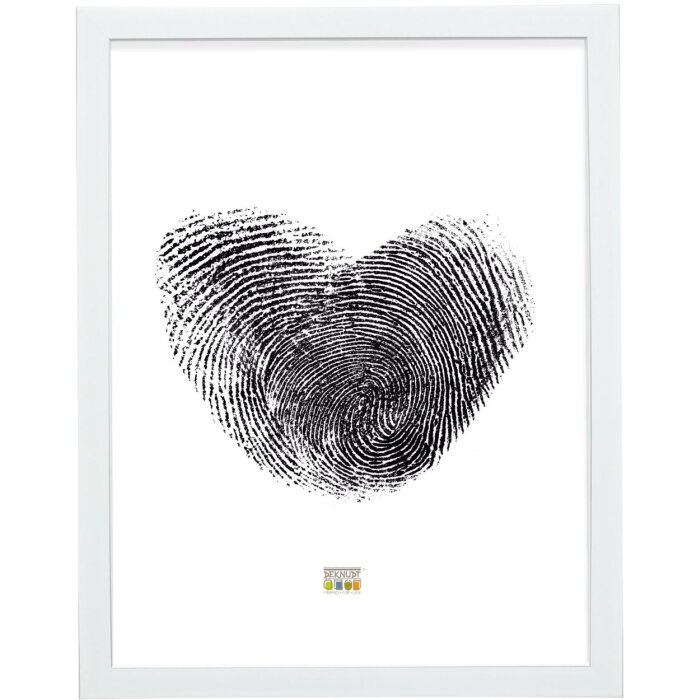 Пластиковая рамка Deknudt S41VK1 белая с серебряным кантом 29,7x42 см DIN A3