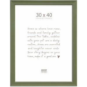 Деревянная рамка Deknudt S45Y хаки 30x40 см