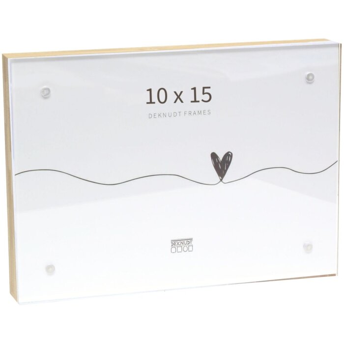 Deknudt Bambusrahmen Acrylglas Magnetverschluss S68VE1 natur 10x15 und 13x18 cm