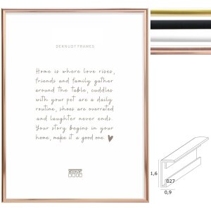 Алюминиевая фоторамка Deknudt S027 из блочного профиля...