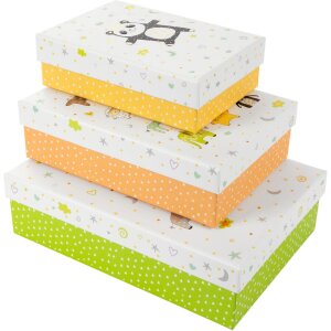 Goldbuch Kartonagen-Set Animal Pyramid 3-teilig mit...