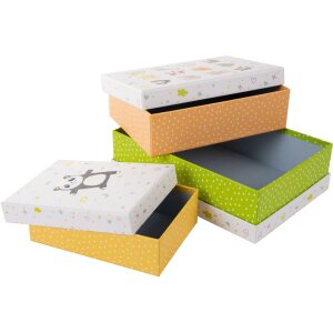 Набор картонных коробок Goldbuch Пирамида для животных 3 картонные коробки