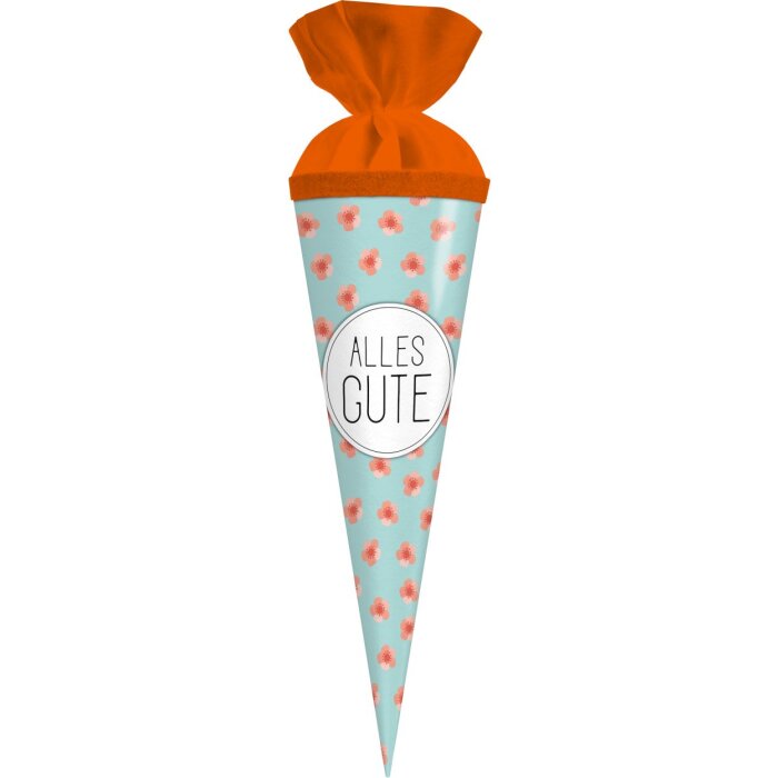 Goldbuch Geschenktüte Mohnblumen 35x11,5 cm mit Filzverschluss