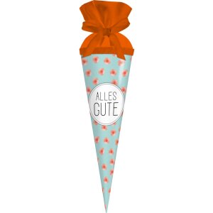 Goldbuch Geschenktüte Mohnblumen 35x11,5 cm mit Filzverschluss