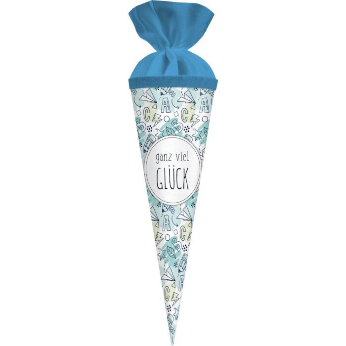 Goldbuch Schultüte Einschulung 35 cm Filzverschluss Lackkarton