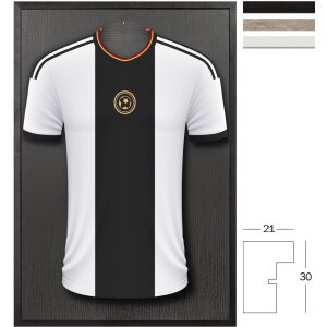 Walther Holzrahmen Stockholm 3D Trikotrahmen 60x90 cm...