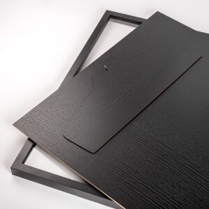 Walther Holzrahmen Stockholm 3D Trikotrahmen 60x90 cm Acrylglas Wandaufhängung