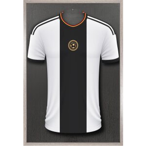 Walther Holzrahmen Stockholm 3D Trikotrahmen 60x90 cm Acrylglas Wandaufhängung