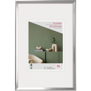 Walther Desire Kunststoffrahmen silber 20x30 cm Acrylglas