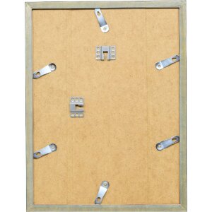 Effect Holz-Bilderrahmen Profil 26 blau 13x13 cm Antireflexglas