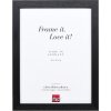 Effect Holz-Bilderrahmen Profil 52 schwarz 7x10 cm Antireflexglas