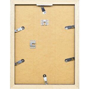 Effect Holz Bilderrahmen Profil 52 schwarz 27x48 cm Normalglas