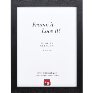 Effect Holz Bilderrahmen Profil 52 schwarz 29,7x42 cm...