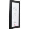 Effect Holz-Bilderrahmen Profil 52 schwarz 40x40 cm Kunstglas