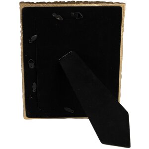 Clayre & Eef 2F0947 Fotorahmen 19x2x24 cm 13x18 cm Goldfarbig Rechteck