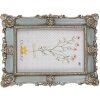 Clayre & Eef 2F0995 Fotorahmen 15x2x20 cm Blau Vintage Design 10x15 cm