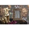 Clayre & Eef 2F1009 Fotorahmen 16x2x22 cm 10x15 cm Goldfarbig