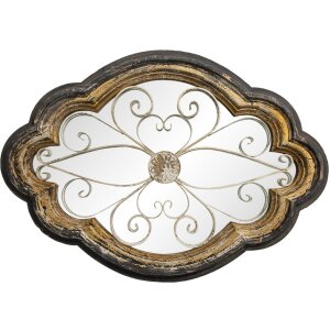 Clayre & Eef 52S238 Spiegel 70x6x100 cm Goldfarbig...