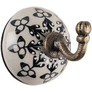 Clayre & Eef 65213 Настенный крючок Ø 6 x7 см...