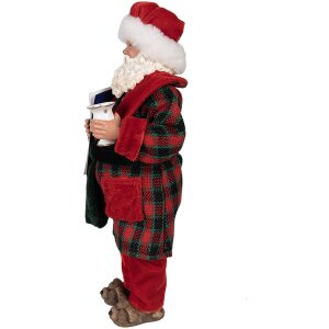 Clayre & Eef 65222 Dekoration Weihnachtsmann 16x8x28...