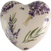 Clayre & Eef 6CE1554L Dekoration Herz 11x11x4 cm Violett Grün