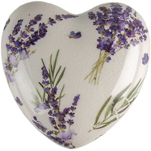 Clayre & Eef 6CE1554M Dekoration Herz 8x8x4 cm...