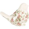 Clayre & Eef 6CE1567L Dekoration Vogel 19x11x14 cm Rosa Beige