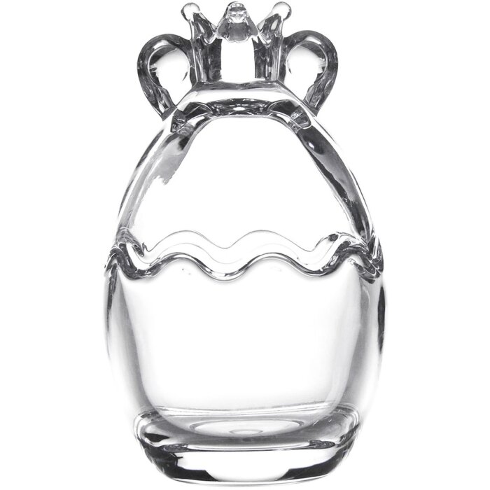 Clayre & Eef 6GL4235S Банка для хранения с крышкой Ø 7x11 см Transparant Bonbonniere