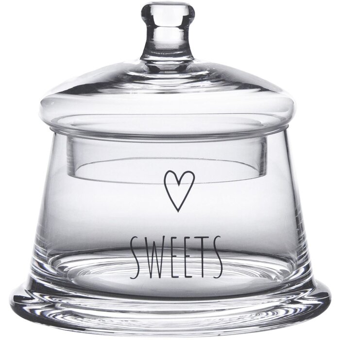 Clayre & Eef 6GL4263 Банка для хранения с крышкой Ø 12x13 см круглая