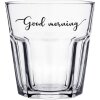 Clayre & Eef 6GL4371 Trinkglas Ø 8x10 cm 250 ml Wasserglas