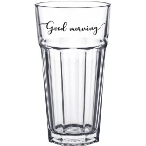 Clayre & Eef 6GL4372 Trinkglas Ø 8x15 cm 320...