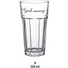 Clayre & Eef 6GL4372 Trinkglas Ø 8x15 cm 320 ml Wasserglas