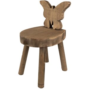 Clayre & Eef 6H2210 Pflanzentisch Braun 18x19x34 cm