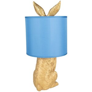 Clayre & Eef 6LMC0013GOBL Настольная лампа Ø 20x43 см E27-max 1x60W Золото цветное