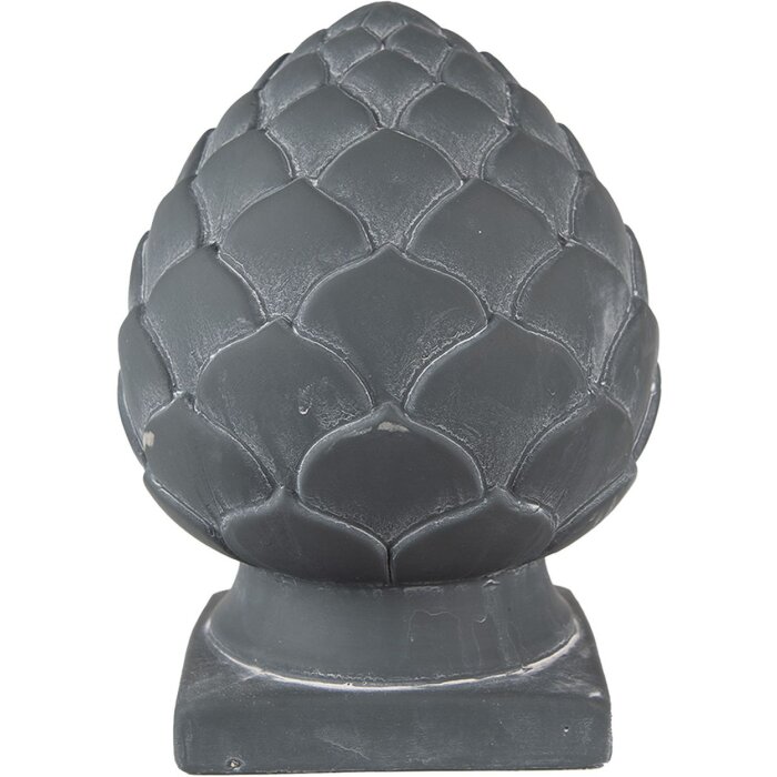 Clayre & Eef 6TE0470M Украшение Сосновая шишка Ø 18x24 см Серый