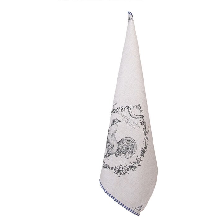 Кухонное полотенце Clayre & Eef 50x70 см, бежевое, хлопок