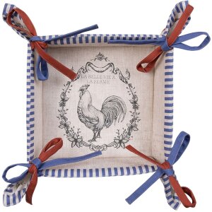 Clayre & Eef DFR47 Brotkörbchen 35x35x8 cm Beige...