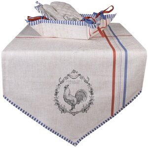 Clayre & Eef DFR47 Корзина для хлеба 35x35x8 см бежевый квадрат