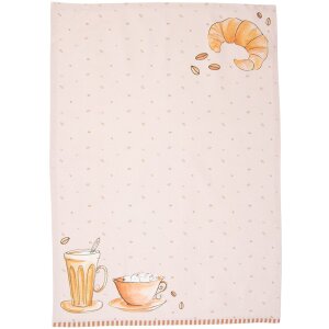 Clayre & Eef YFB42-2 Küchentuch 50x70 cm Beige Rechteck