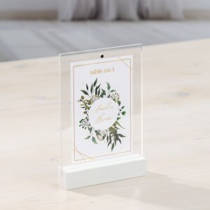 Hama Fotohalter Classic Acryl 10 x 15 cm weiss