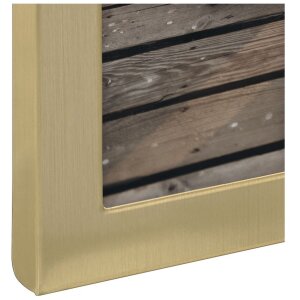 Фоторамка Hama Riva 13x18 см золотая из алюминия