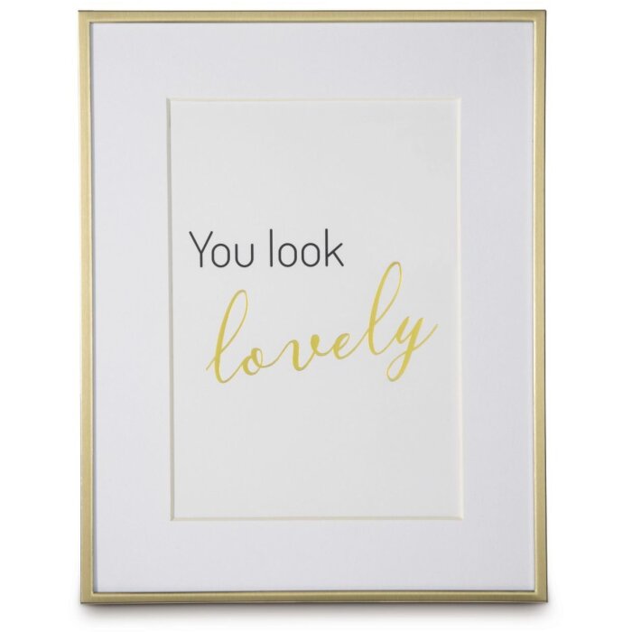 Фоторамка Hama Sassy 10x15 см, алюминий, матовое золото