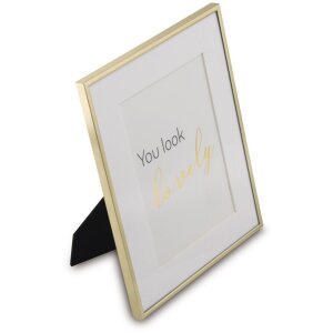 Фоторамка Hama Sassy 10x15 см, алюминий, матовое золото