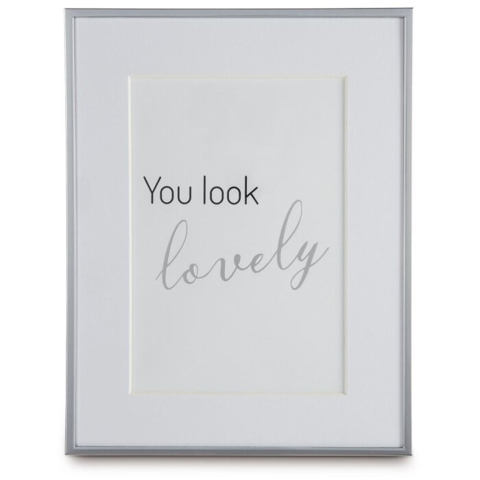 Hama Aluminium-Fotorahmen Sassy silber glänzend 10x15 cm