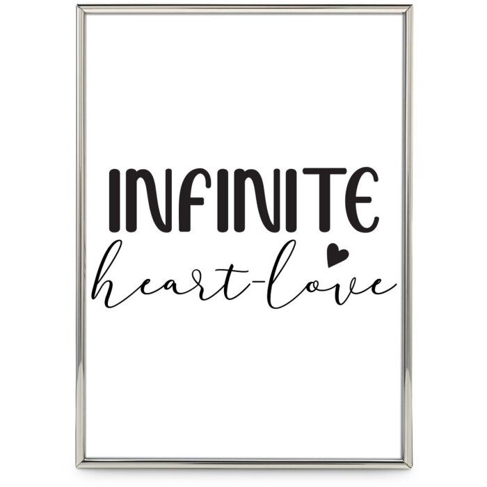 Hama Metall-Fotorahmen Infinity 15x20 cm silber glänzend