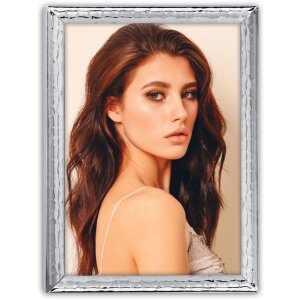 ZEP Metall Fotorahmen S15 versilbert glänzend 13x18 cm