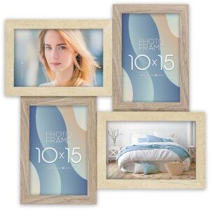 Галерейная рамка ZEP Oberg коричневая для 4 фото 10x15 см