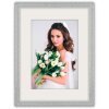 ZEP Metall-Portraitrahmen Bach silber 15x20 cm für Fotos 10x15 cm